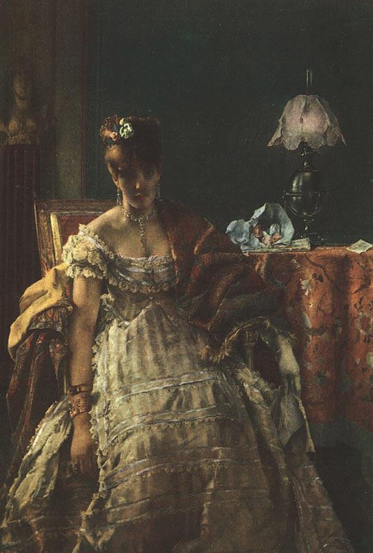 Alfred Stevens The Desperate Woman